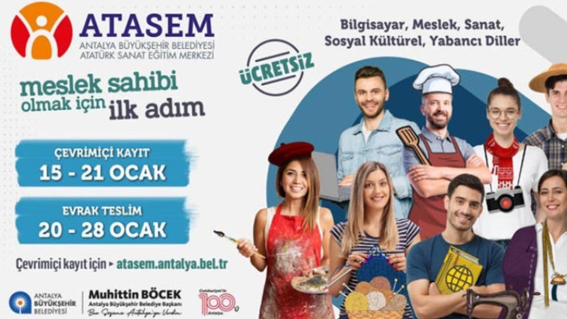  ATASEM'DE KAYITLAR BAŞLADI