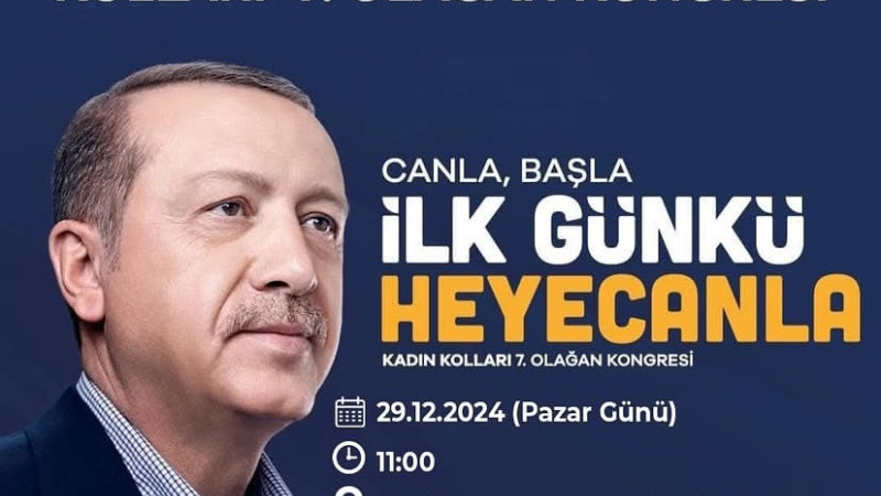 AK kadınlarda kongre heyecanı