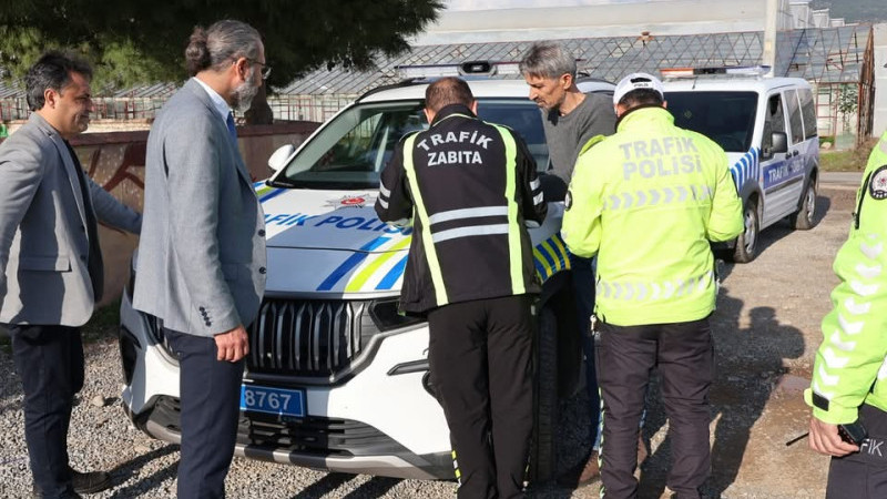 Servis araçları denetimden geçti