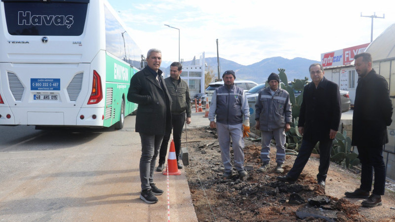 YILMAZ’DAN HAVALİMANI YOLUNA NEŞTER