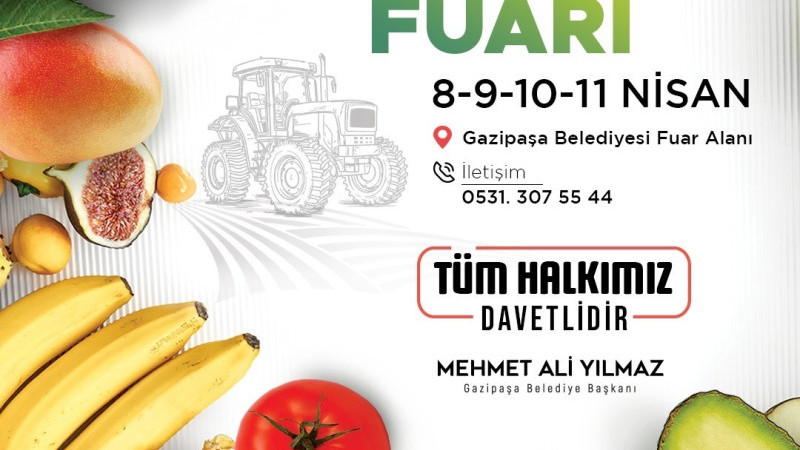 GAZİPAŞA TARIM FUARI KAPILARINI AÇIYOR