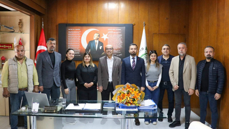 BAŞKAN YILMAZ’A ZİYARETÇİ AKINI