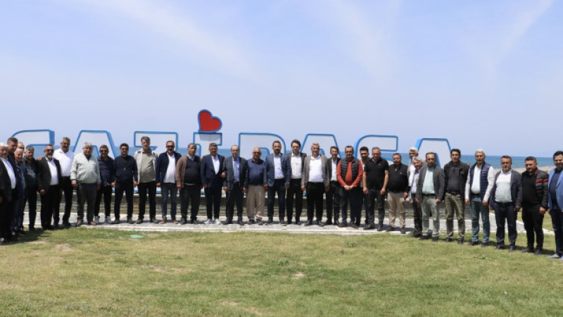 BAŞKAN YILMAZ MUHTARLARLA BULUŞTU