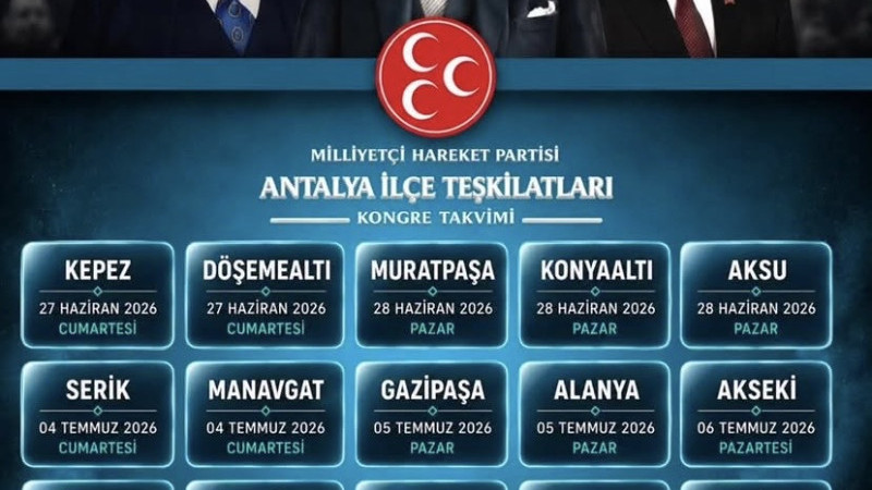 MHP Gazipaşa’da kongre heyecanı